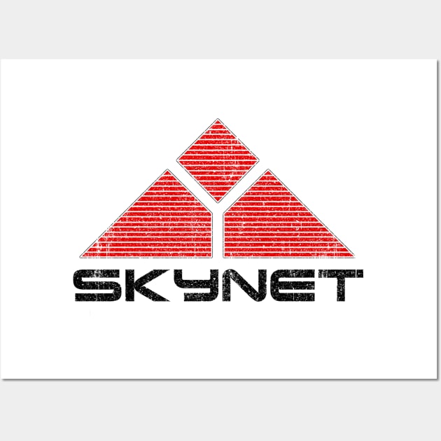 Skynet Logo - Terminator Wall Art by huckblade